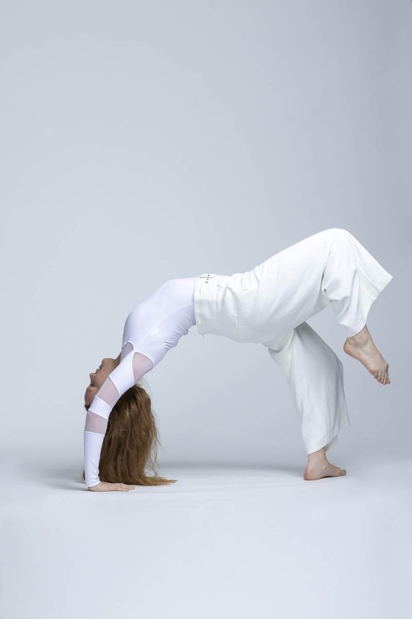 White leotard and white pants - Image 2