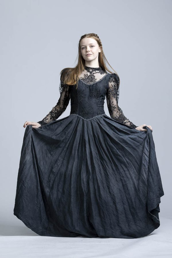 Elegant Black Formal Dress - Image 5