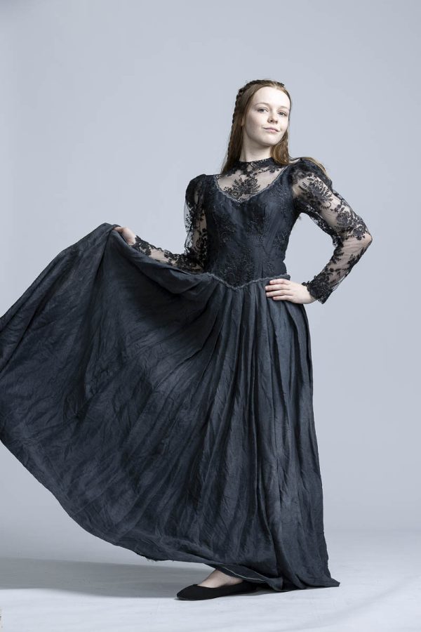 Elegant Black Formal Dress - Image 3