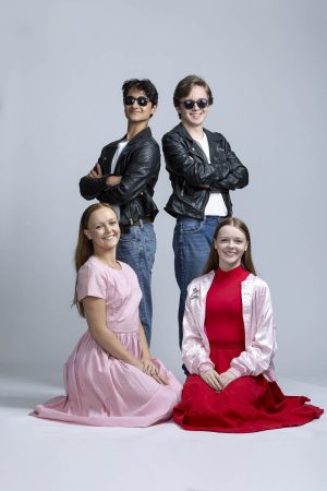 Sandra Dee Dress and Pink Ladies Jackets