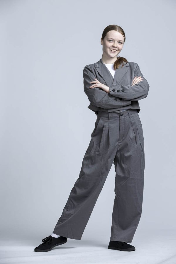 Grey Power Suit - Image 3