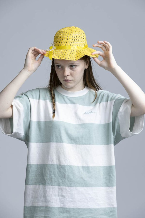 Yellow hat with flower - Image 2