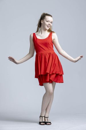 short red dress