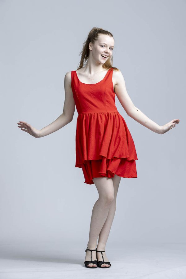short red dress