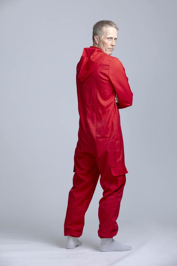Prisoner / Convict in Red Overalls - Image 2